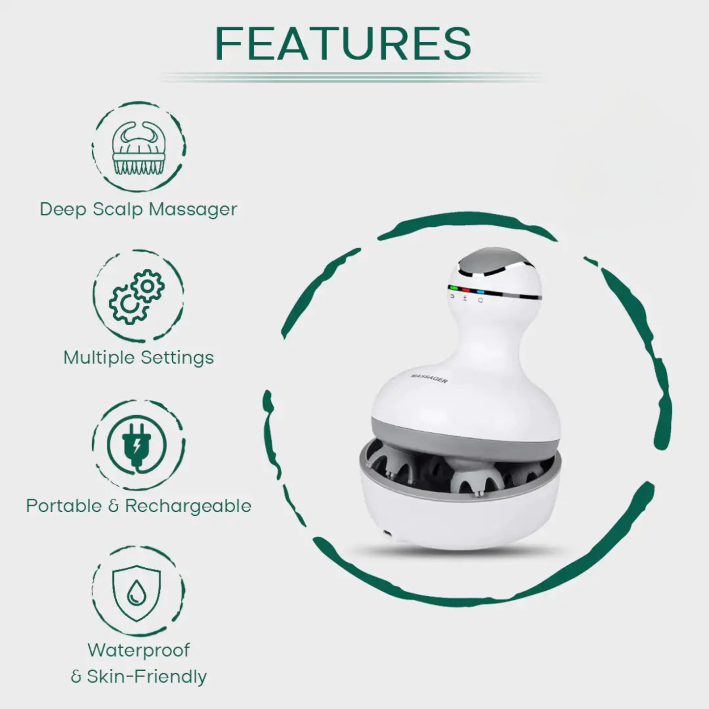 Reluxia™ Scalp Reset Massager